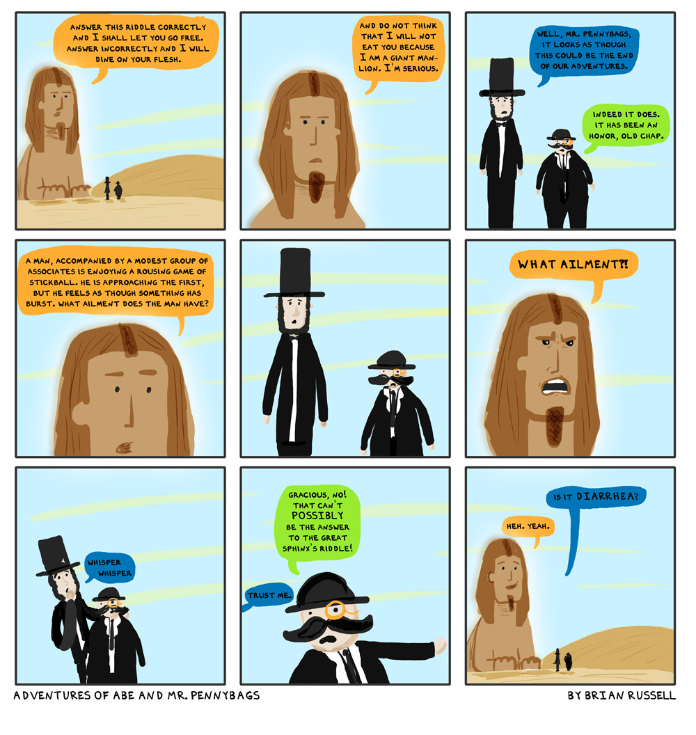 uudd 2011 08 10 guest comic The Adventures of Abe and Mr. Pennybags